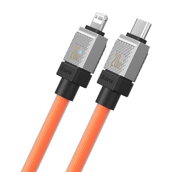 Cablu BASEUS tip C la Apple Lightning cu 8 pini CoolPlay Încărcare rapidă 20W 2m portocaliu CAKW000107