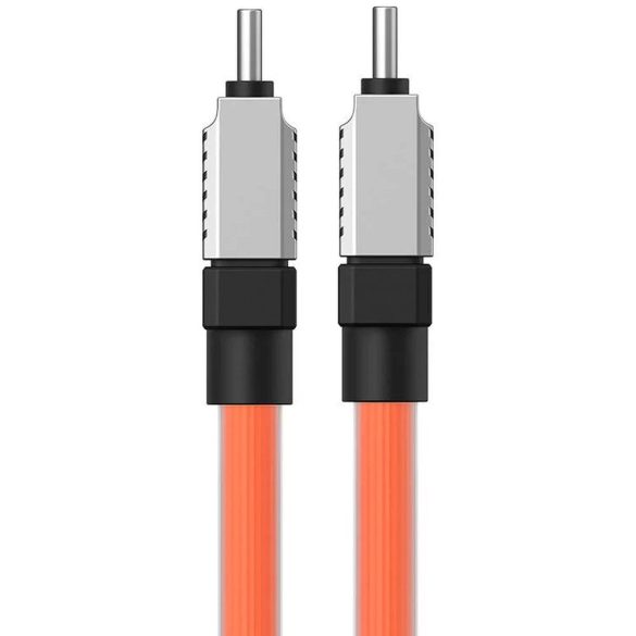 Cablu BASEUS Tip C la Tip C CoolPlay Încărcare rapidă 100W 1m portocaliu CAKW000207