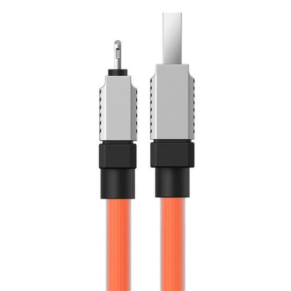 Cablu BASEUS USB la Apple Lightning 8-pini CoolPlay 2,4A 2m portocaliu CAKW000507