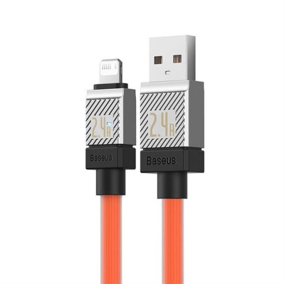 Cablu BASEUS USB la Apple Lightning 8-pini CoolPlay 2,4A 2m portocaliu CAKW000507