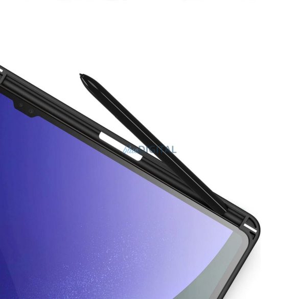 Dux Ducis Toby carcasă de carte cu suport pentru stilou Samsung Galaxy Tab S8 Ultra/S9 Ultra/S10 Ultra - negru