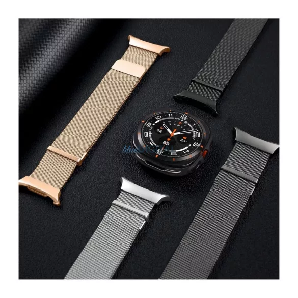 DUX DUCIS curea MILANESE oțel inoxidabil magnetic 47 mm negru