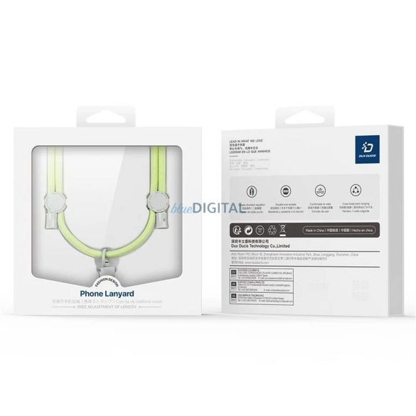 Dux Ducis Plaz curea de gât - verde neon
