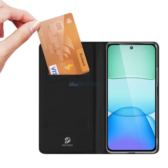 Dux Ducis Skin Pro caz carte Xiaomi Redmi 13 - negru