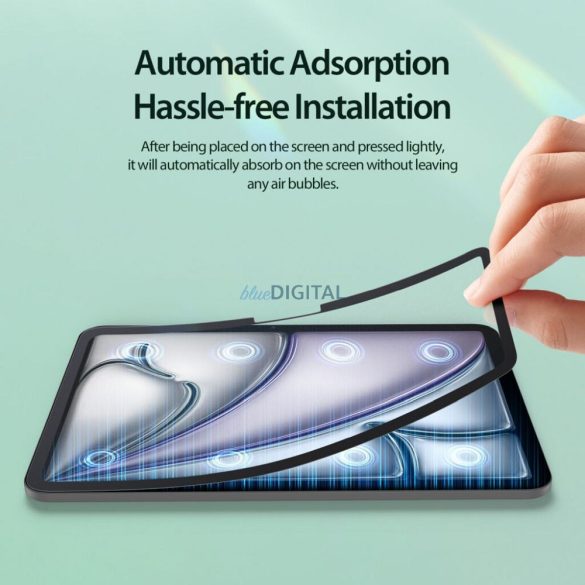 Folie reutilizabilă Dux Ducis Naad cu aspect de hârtie pentru iPad Air 11 (2024)