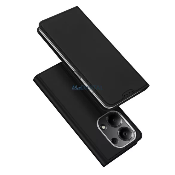 HUSĂ! - DUX DUCIS Skin Pro - Husă din piele netedă pentru Redmi Note 13 Pro 4G neagră
