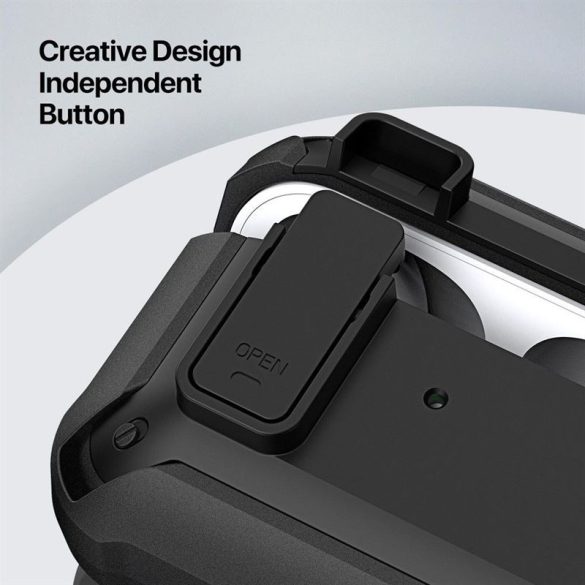 DUX DUCIS PECO - Husa armura pentru AirPods Pro2 - neagra