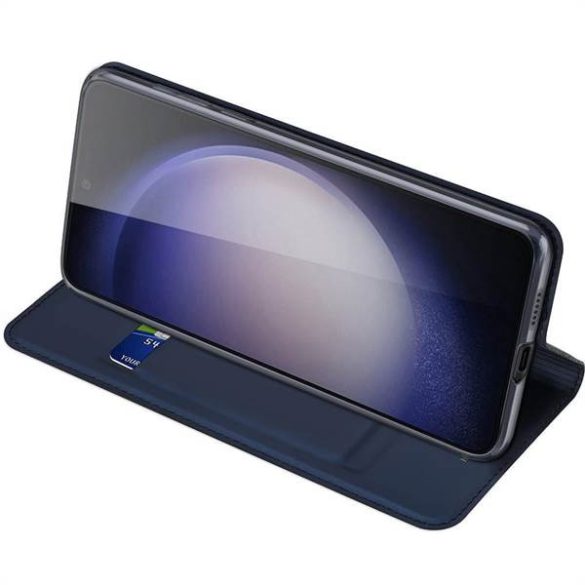 DUX DUCIS Skin Pro - Husă din piele netedă pentru Samsung Galaxy A15 5G albastru