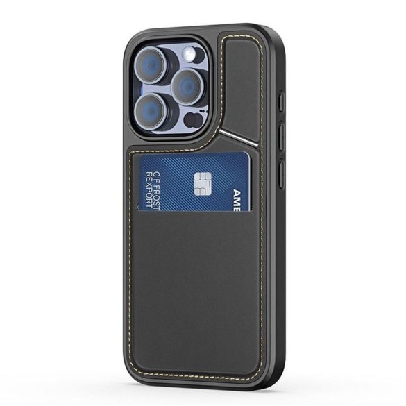 DUX DUCIS Rafi II Mag - Husa din spate cu suport compatibil cu MagSafe pentru iPhone 15 Pro