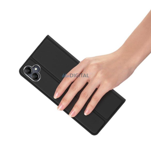 DUX DUCIS Skin Pro - Husă din piele netedă pentru Samsung Galaxy A05 neagră