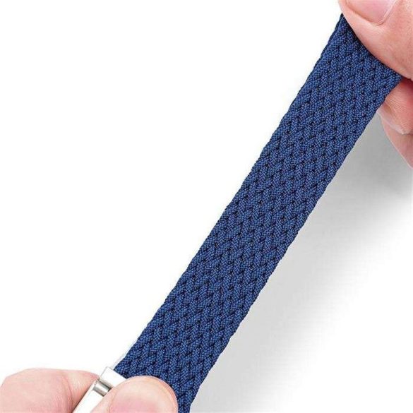 DUX DUCIS Mixture Pro - curea împletită extensibilă pentru Apple Watch 38/40/41mm albastru