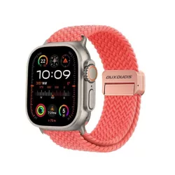   DUX DUCIS Mixture Pro - curea extensibilă împletită pentru Apple Watch 38/40/41mm guava