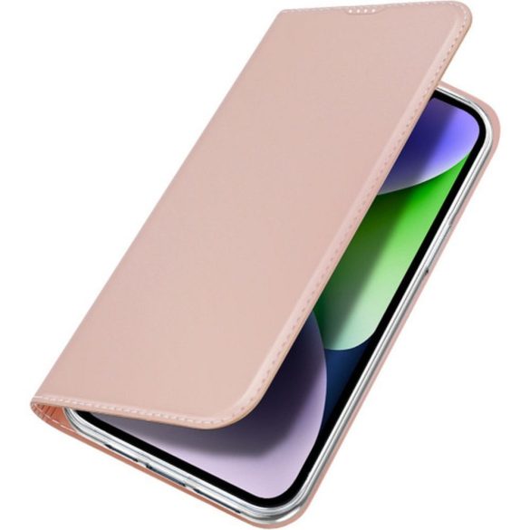 DUX DUCIS Skin Pro - Husă din piele netedă pentru Apple iPhone 15 Plus rose