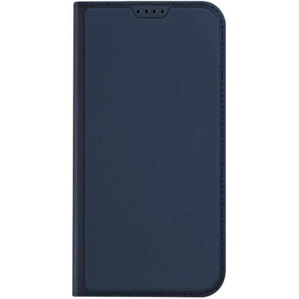 DUX DUCIS Skin Pro - Husă din piele netedă pentru Apple iPhone 15 Pro albastru