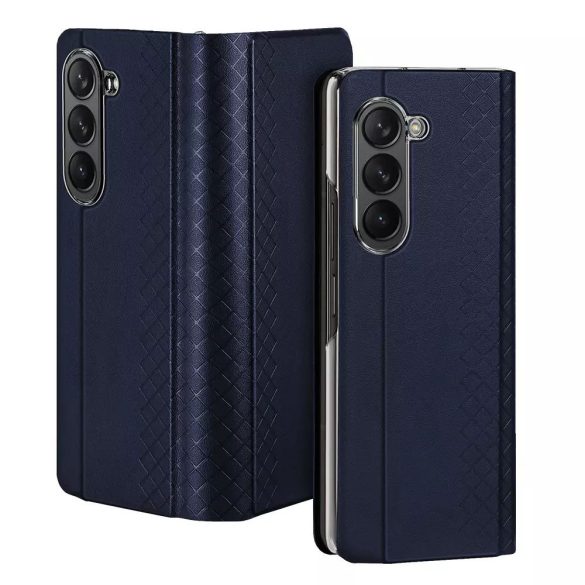 DUX DUCIS Bril - Husă din piele PU pentru Samsung Galaxy Z Fold5 5G albastru