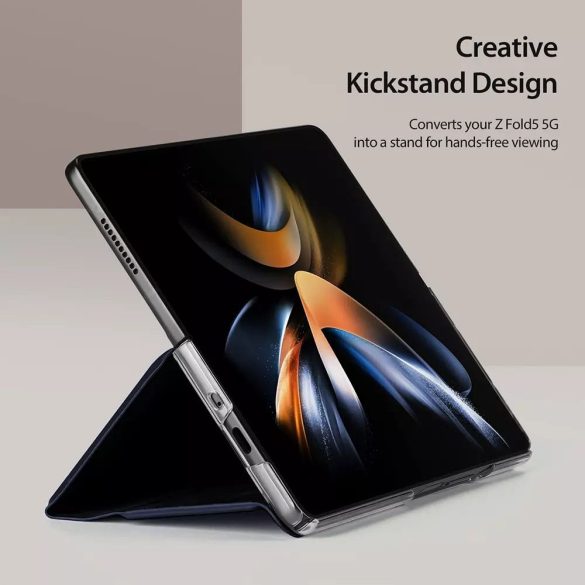 DUX DUCIS Bril - Husă din piele PU pentru Samsung Galaxy Z Fold5 5G albastru