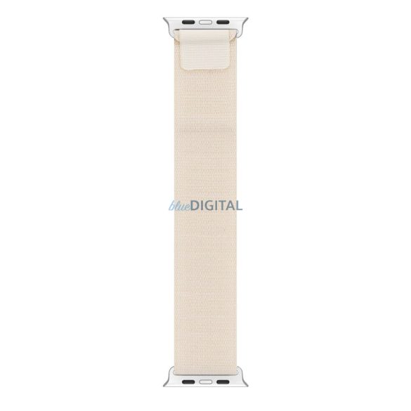 DUX DUCIS GS - curea din nailon țesut pentru Apple Watch 38/40/41 mm platină