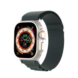   DUX DUCIS GS - curea din nylon țesut pentru Apple Watch 42/44/45/49mm verde