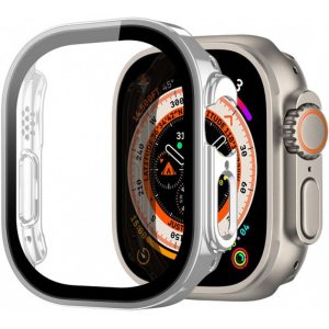 DUX DUCIS Hamo - Husă de protecție placată cu Elektro pentru Apple Watch Ultra/Ultra2 49mm argintiu