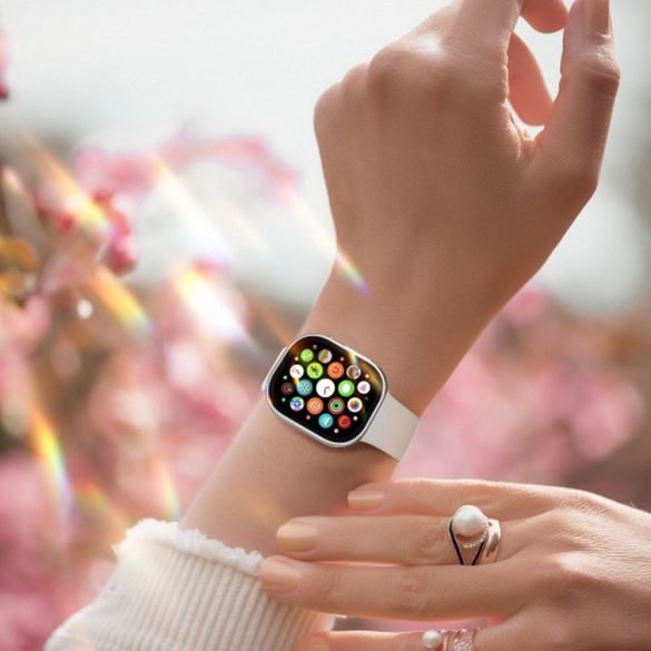 DUX DUCIS Hamo - Husă de protecție placată cu Elektro pentru Apple Watch Ultra/Ultra2 49mm argintiu