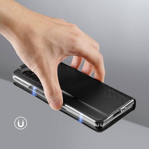 DUX DUCIS Bril - Husă din piele PU pentru Samsung Galaxy Z Fold4 5G negru