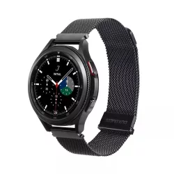   DUX DUCIS Milanese - curea magnetică din oțel inoxidabil pentru Samsung Galaxy Watch / Huawei Watch / Honor Watch (bandă de 20 mm) negru