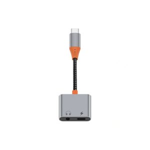 WiWU - Adaptor audio LT10 Typ C la Typ C + 3.5mm