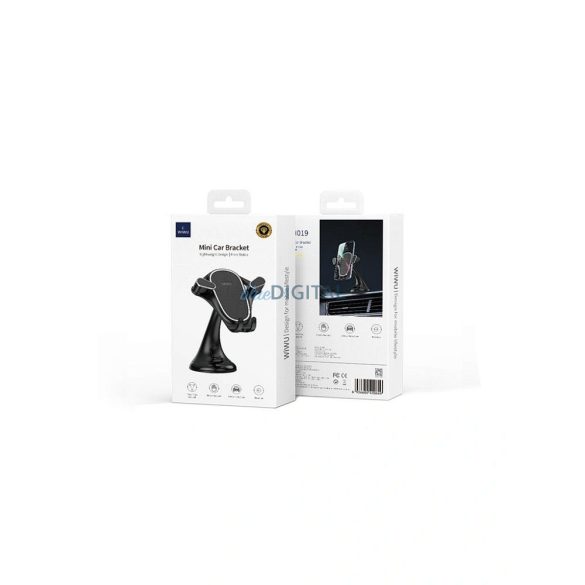 WiWU - Suport auto gravitate universal CH019 cu ventuză