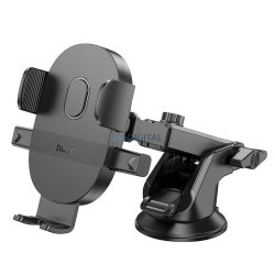   Suport auto HOCO pentru fereastră / consola centrală Mighty H19 negru