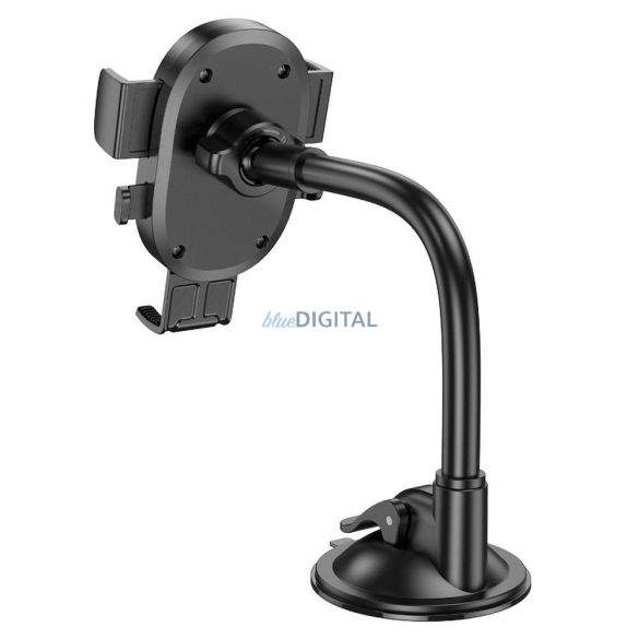 Suport telefon auto HOCO pentru fereastră / consola centrală Mighty H20 negru