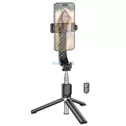   HOCO selfie stick trepied cu telecomandă bluetooth Prior K20 negru