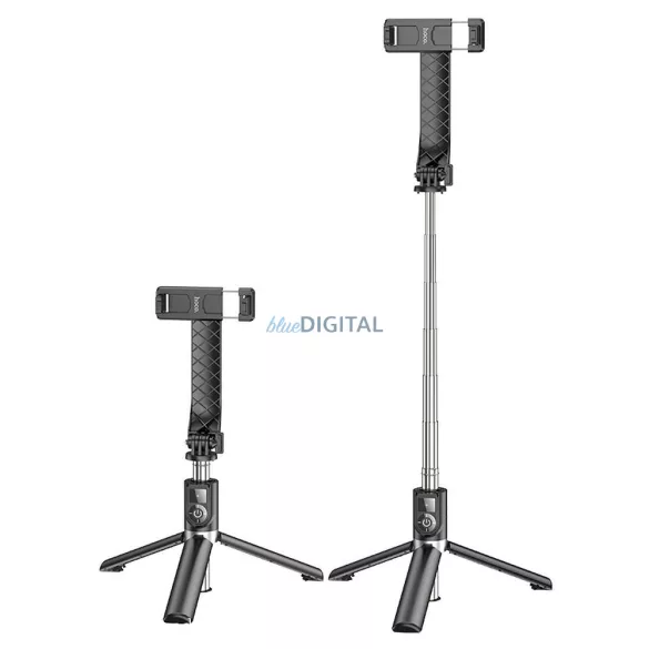 HOCO selfie stick trepied cu telecomandă bluetooth Prior K20 negru