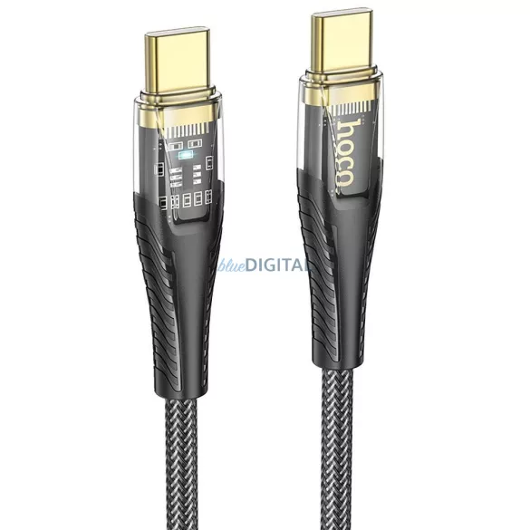 HOCO Cablu tip C la tip C 3A 60W U121 1,2 m negru