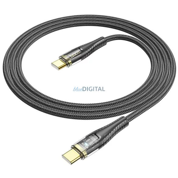HOCO Cablu tip C la tip C 3A 60W U121 1,2 m negru