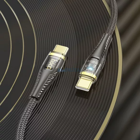 HOCO Cablu tip C la tip C 3A 60W U121 1,2 m negru