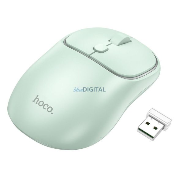 Hoco GM25 mouse wireless 2.4G 1600 dpi - verde deschis