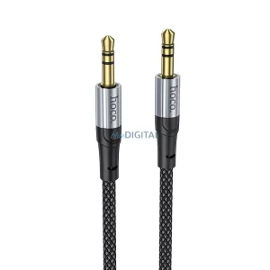 Hoco UPA26 Cablu AUX jack 3,5 mm - jack 3,5 mm 1m - negru