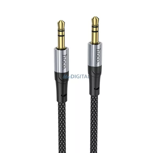 Hoco UPA26 Cablu AUX jack 3,5 mm - jack 3,5 mm 1m - negru