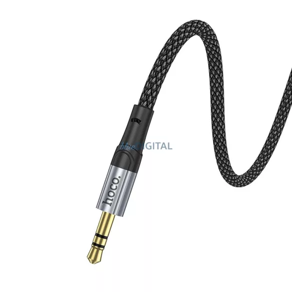 Hoco UPA26 Cablu AUX jack 3,5 mm - jack 3,5 mm 1m - negru