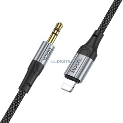 Hoco UPA26 Cablu AUX Lightning - mufă de 3,5 mm 1m - negru