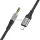 Hoco UPA26 Cablu AUX Lightning - mufă de 3,5 mm 1m - negru