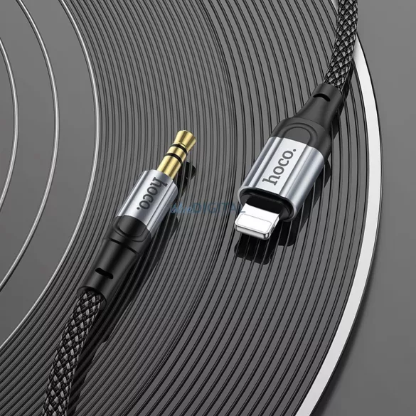 Hoco UPA26 Cablu AUX Lightning - mufă de 3,5 mm 1m - negru