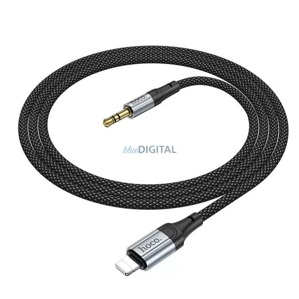 Hoco UPA26 Cablu AUX Lightning - mufă de 3,5 mm 1m - negru