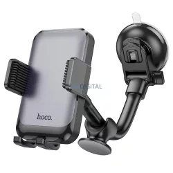   Suport telefon auto HOCO pentru fereastră / consola centrală Rock H27 negru