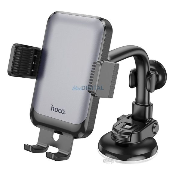 Suport telefon auto HOCO pentru fereastră / consola centrală Rock H27 negru