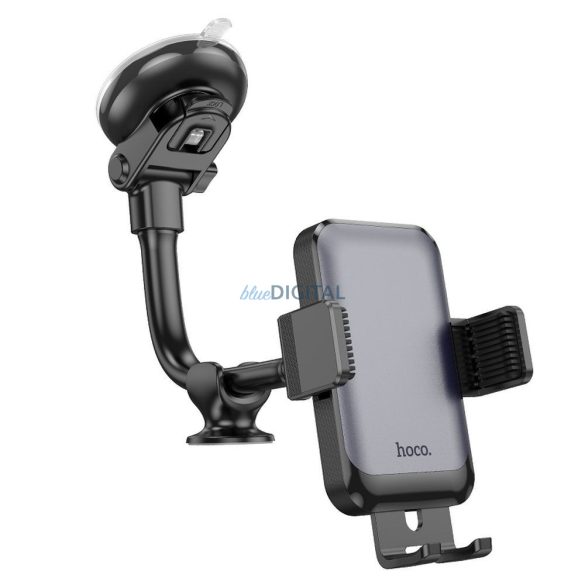 Suport telefon auto HOCO pentru fereastră / consola centrală Rock H27 negru