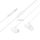 Căști universale HOCO cu microfon M112 alb Căști universale HOCO cu microfon M112 alb