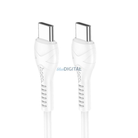 Cablu HOCO Tip C la Tip C PD 60W Cool X37 1m alb