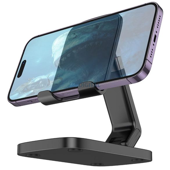Suport pentru telefon de birou Hoco HD8 - negru