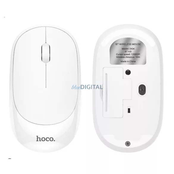 Mouse fără fir Hoco 2,4G DI04 alb